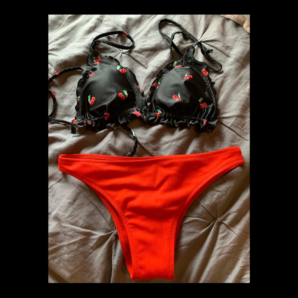Cherry bikini set